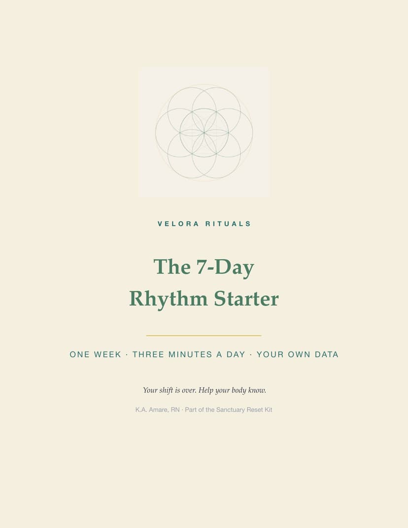 The 7-Day Rhythm Starter Workbook cover